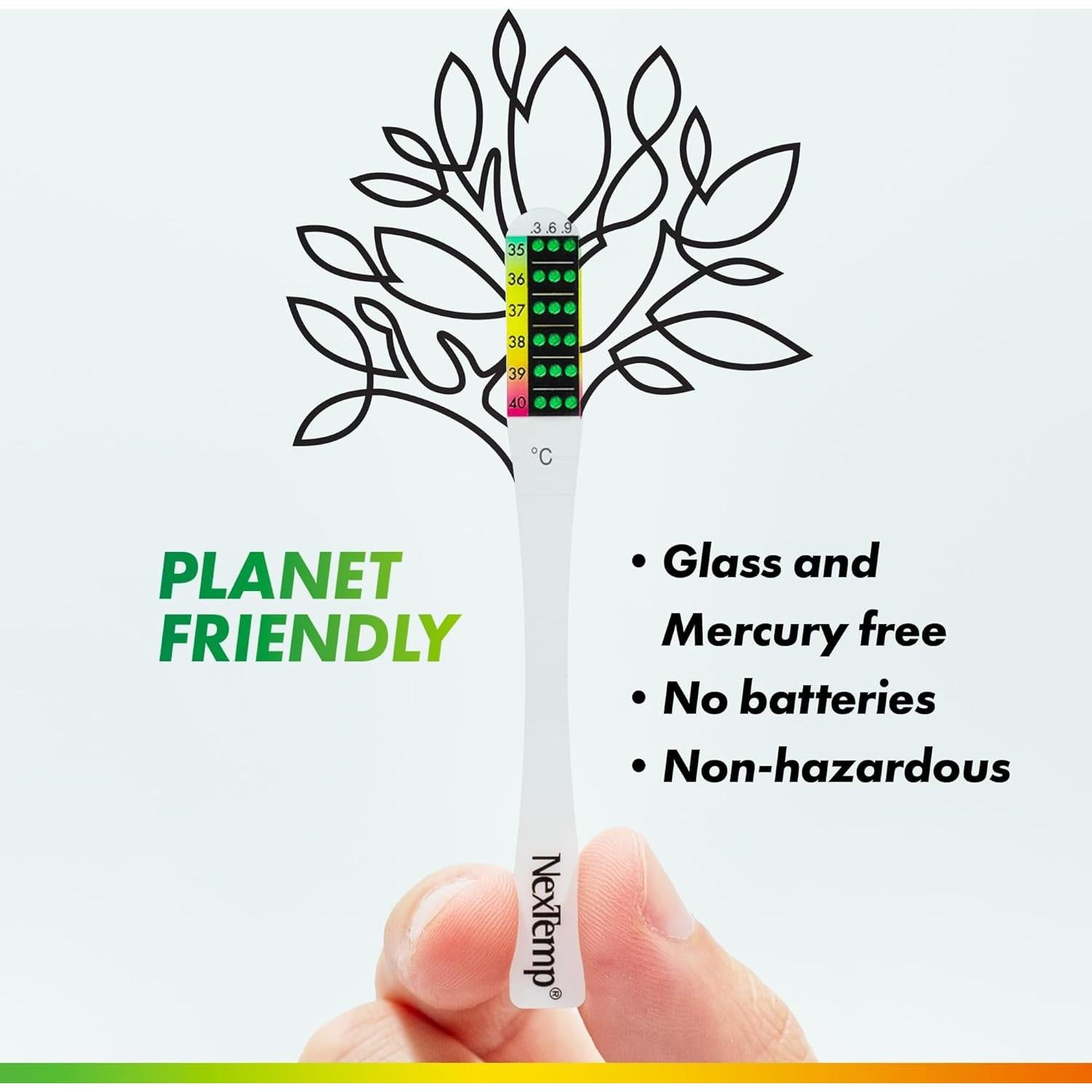 Termómetros Desechables NexTemp Go Oral 12 Unidades Rápidos