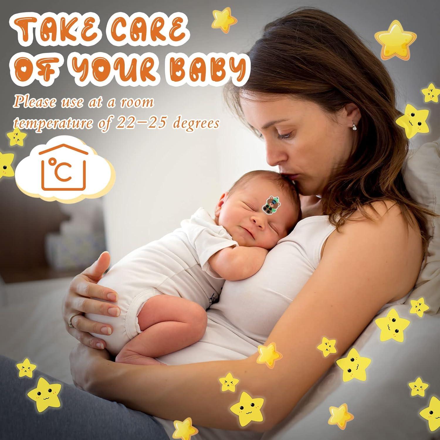 12 Stickers Adhesivos de Fiebre Weewooday para Niños