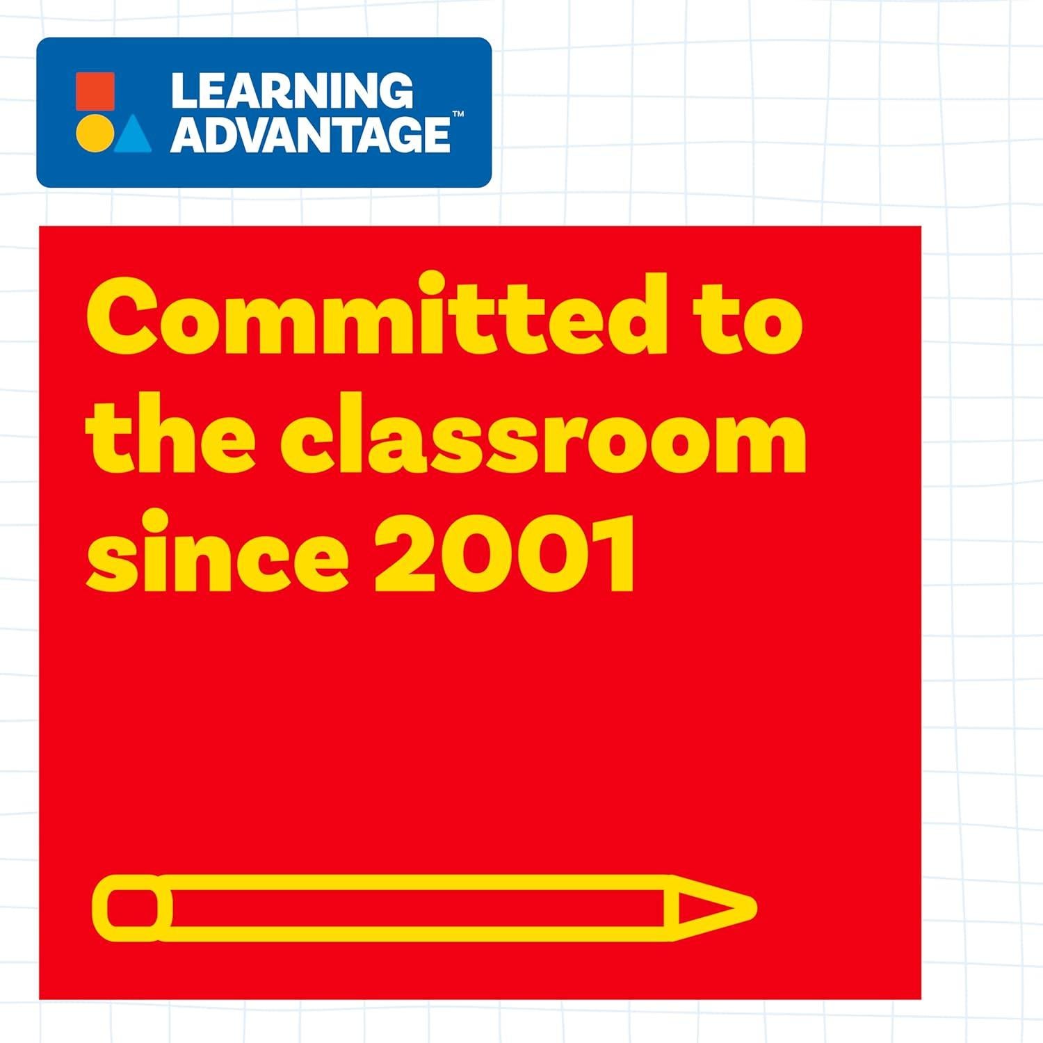 Termómetros Estudiantiles Learning Advantage - Juego de 10 - Escala Dual - Libre de Mercurio