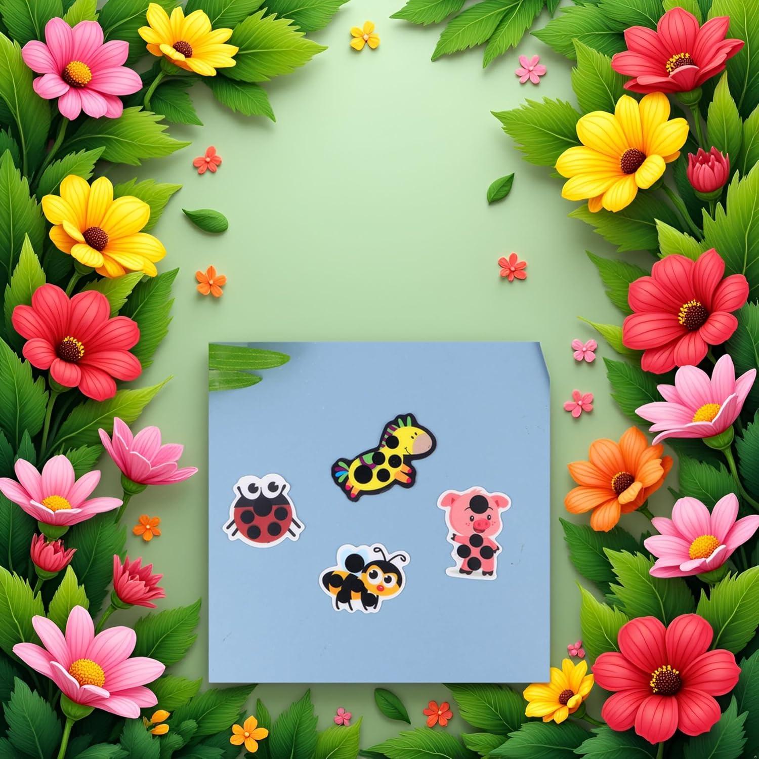 6 Pegatinas de Temperatura para Frente Niños Pxiryanlow