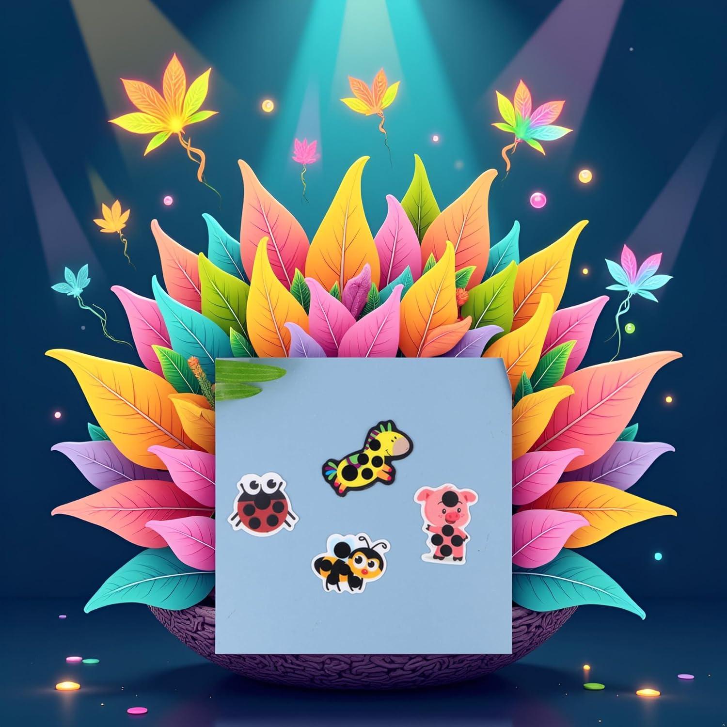 6 Pegatinas de Temperatura para Frente Niños Pxiryanlow