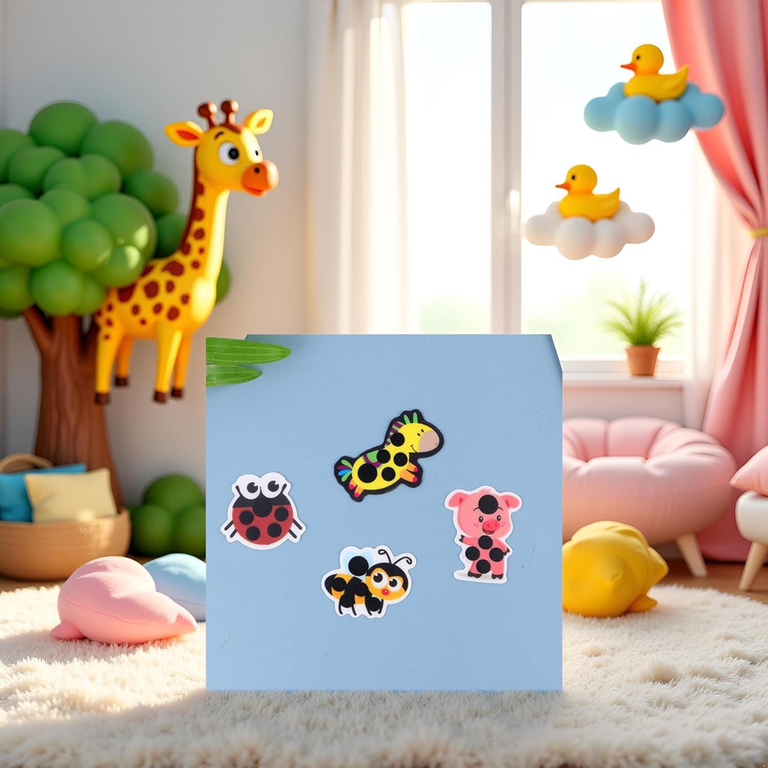 6 Pegatinas de Temperatura para Frente Niños Pxiryanlow