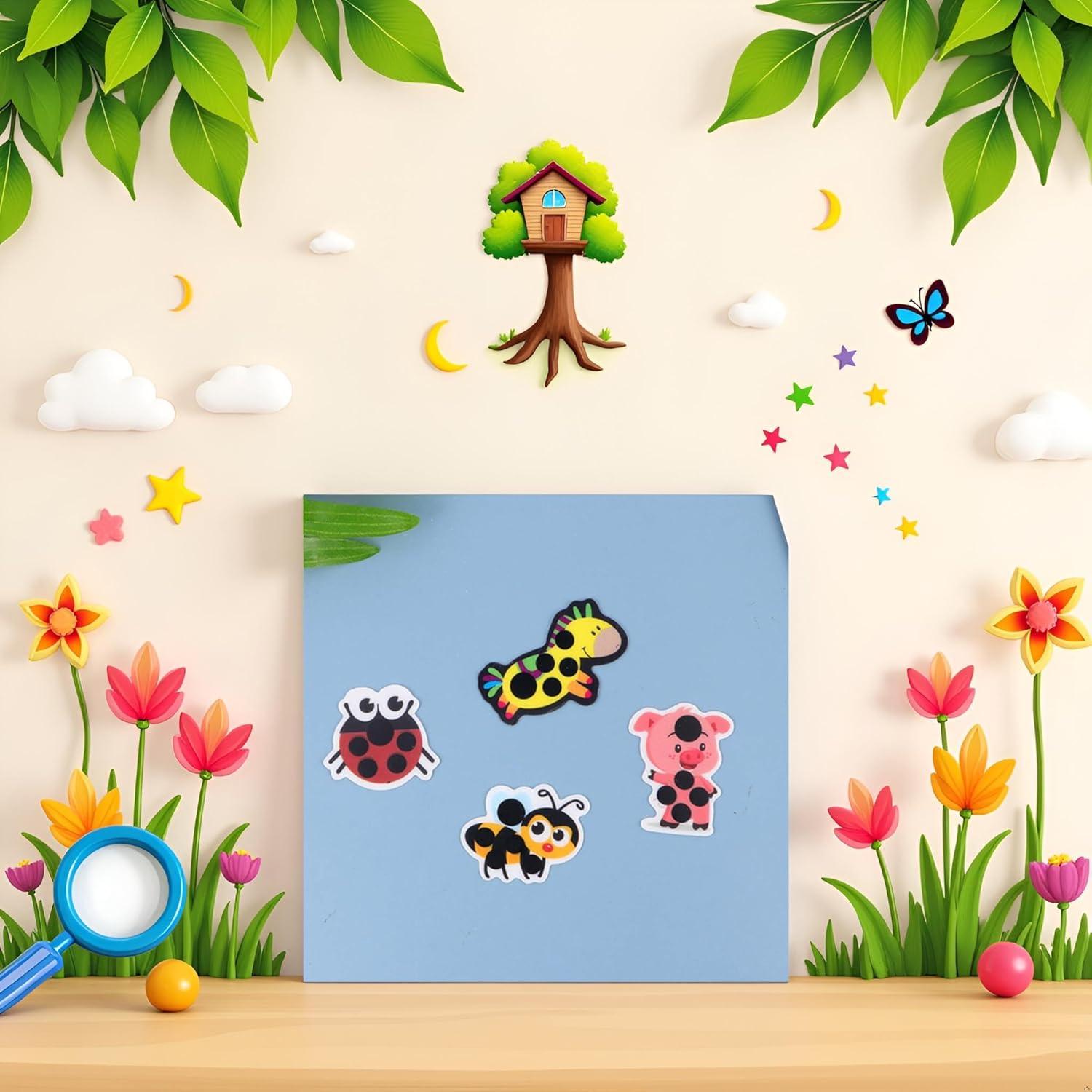 6 Pegatinas de Temperatura para Frente Niños Pxiryanlow