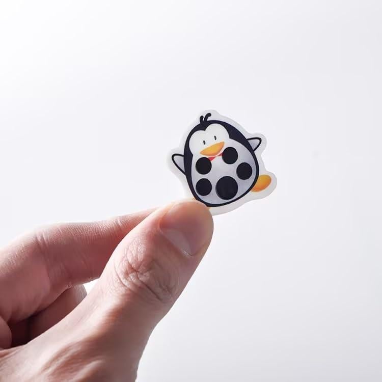 6 Pegatinas de Temperatura para Frente Niños Pxiryanlow