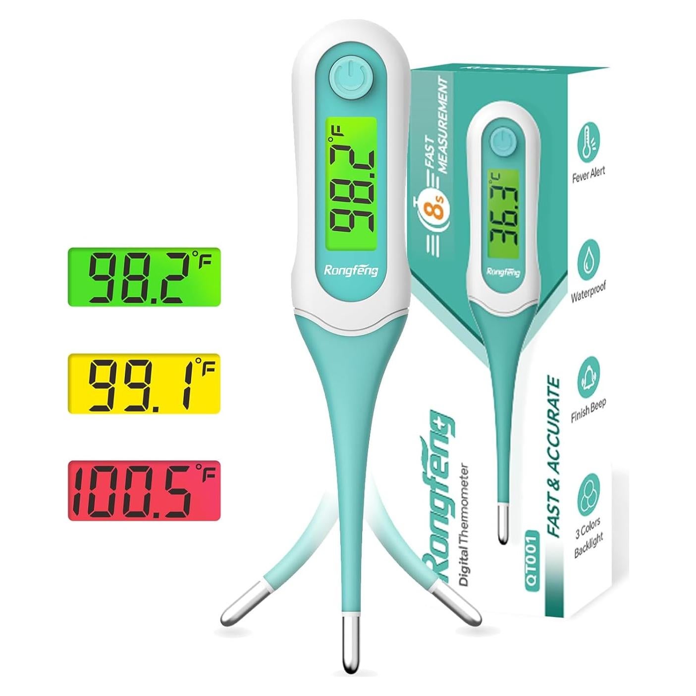 Termómetro Digital Oral Shen Zhen QT001 con Retroiluminación