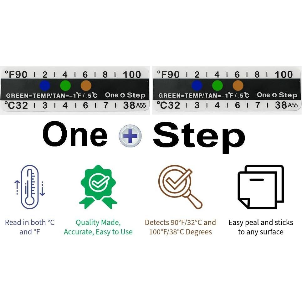 Tiras de Prueba de Temperatura de Orina One Step - 10 Unidades