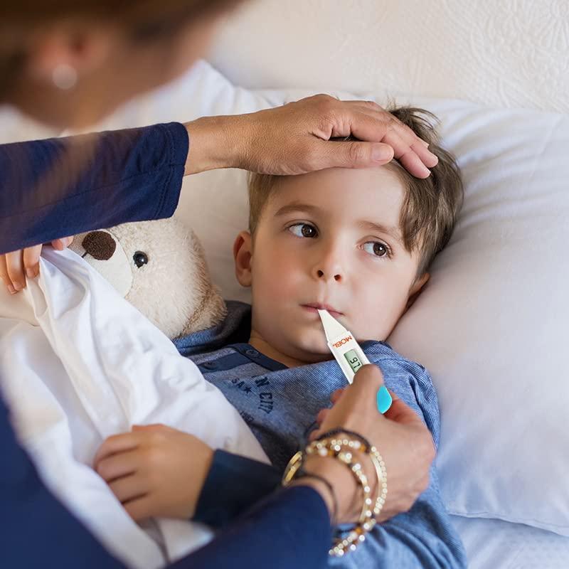 MOBI - Digital Health Thermometer - Oral, Underarm, and Rectal Thermometer for Adults and Children - Thermometer for Fever - Rectum and Armpit Reading for Baby, Children and Adults - 1 Pack