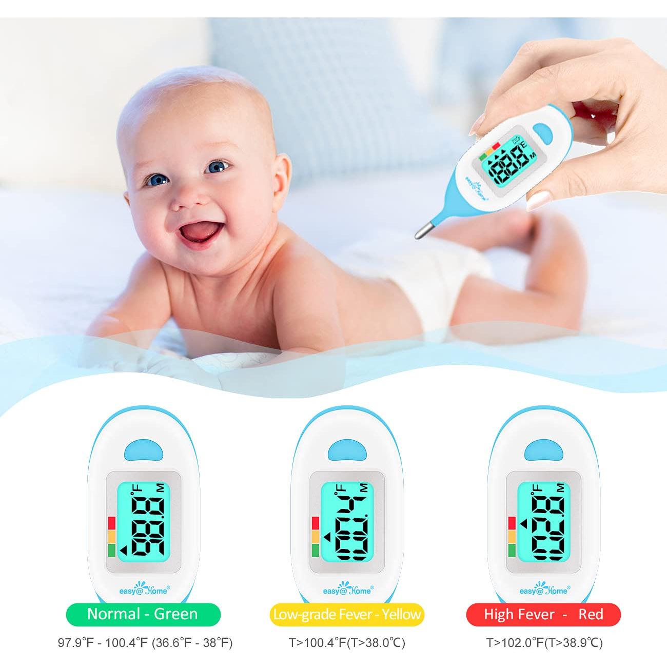 Termómetro Rectal Digital Easy@Home EMT-027 para Bebés