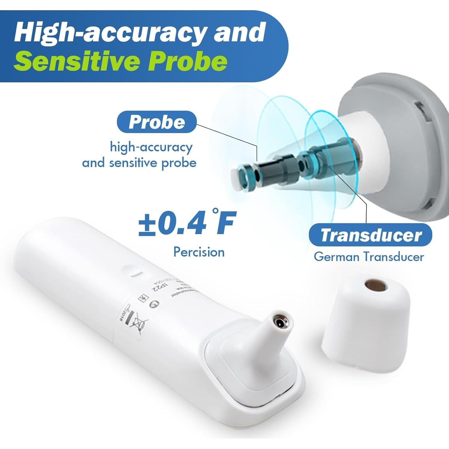 Termómetro Infrarrojo ELERA AOJ-20A para Bebés y Adultos