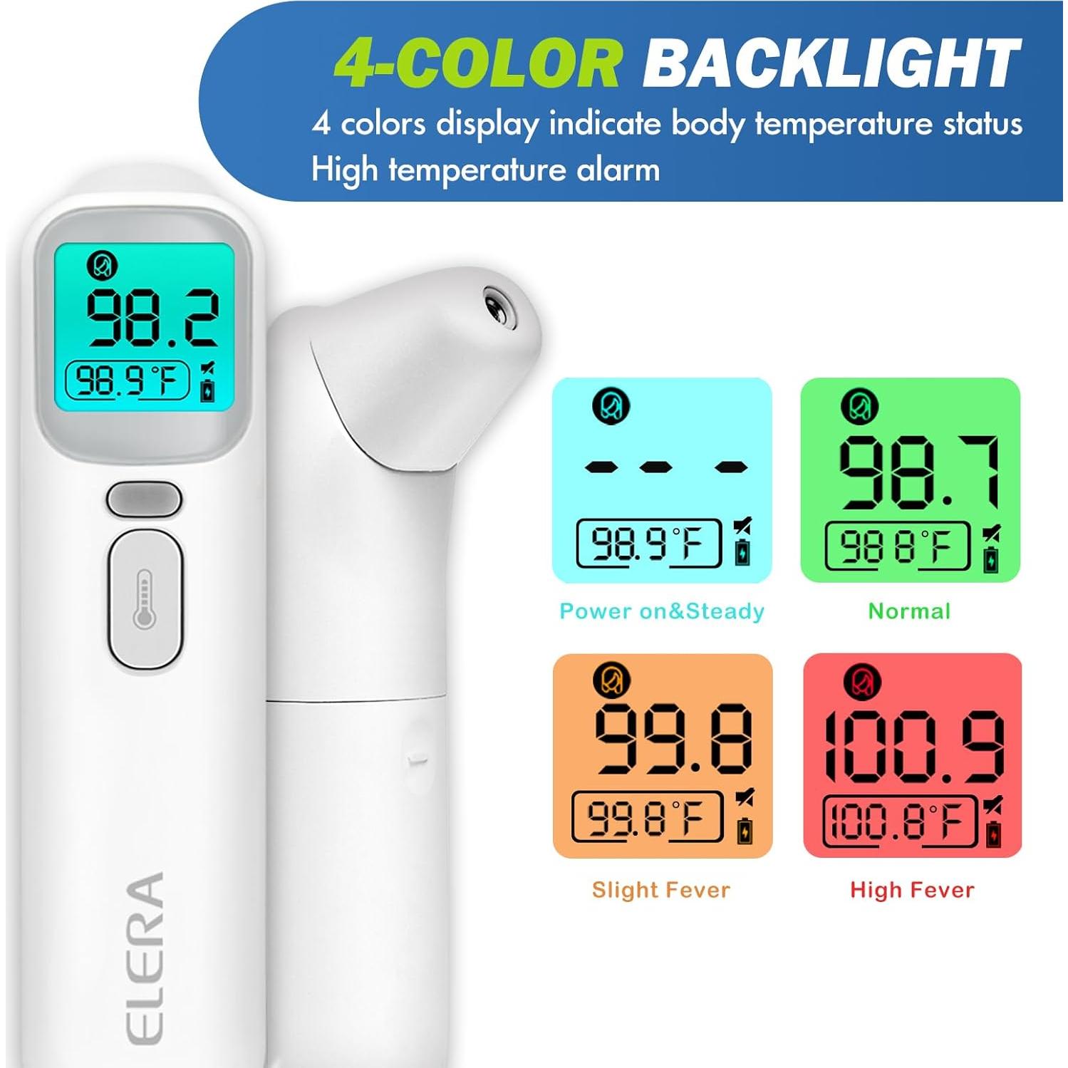 Termómetro Infrarrojo ELERA AOJ-20A para Bebés y Adultos