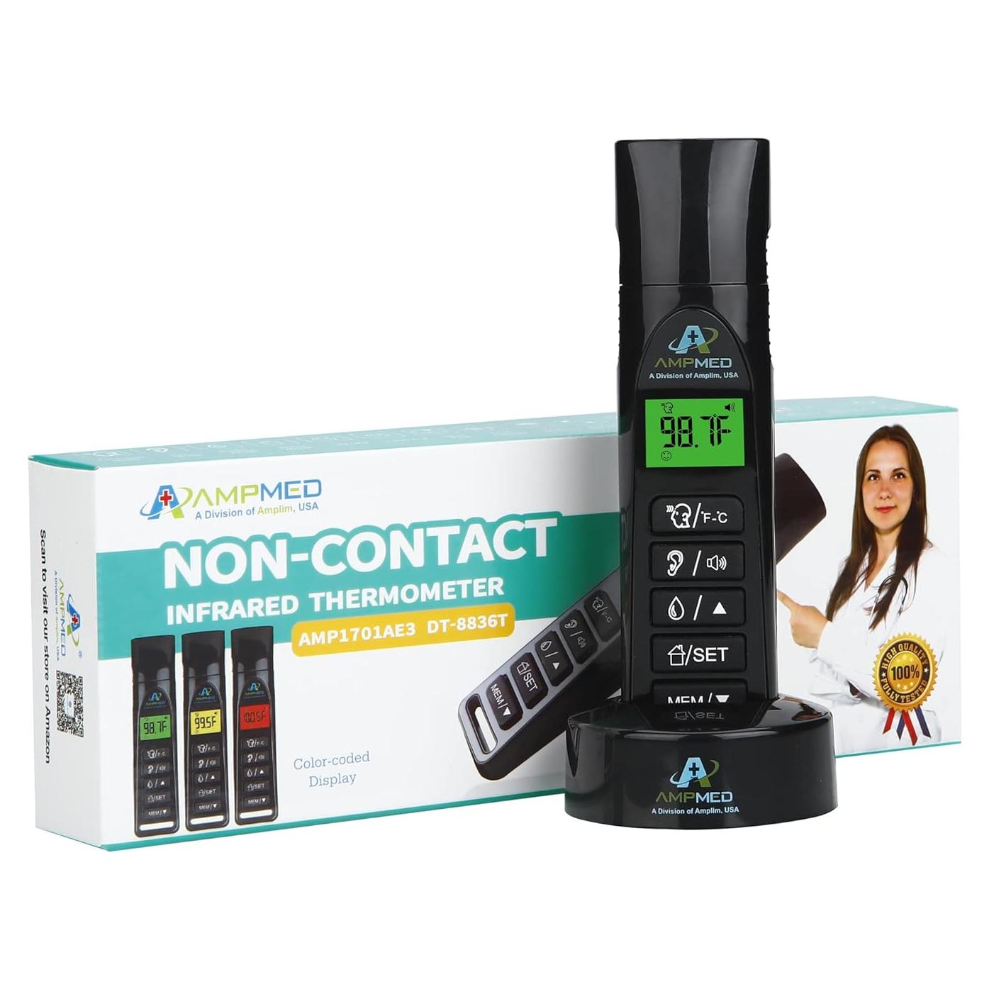 Termómetro Infrarrojo Amplim 3 en 1 para Bebés y Adultos