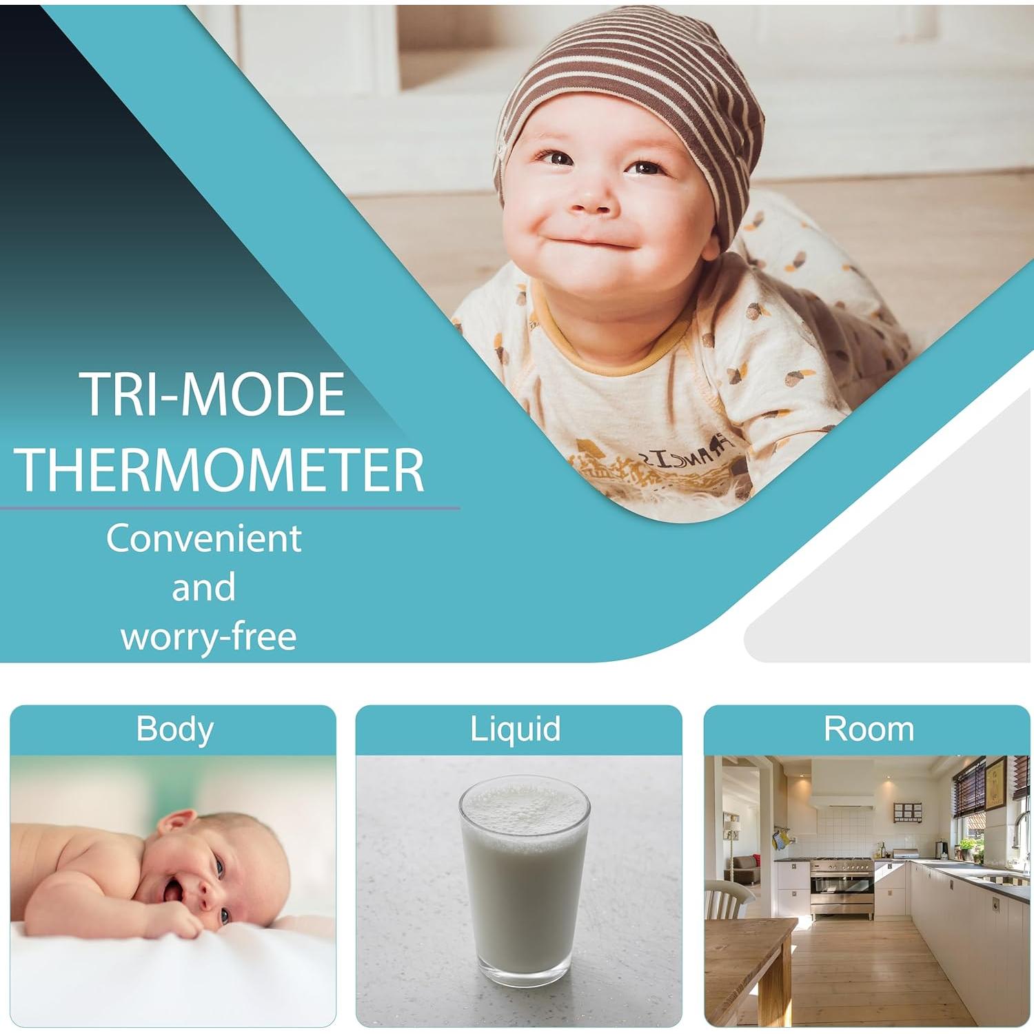 Termómetro Infrarrojo Sin Contacto Amplim NCFT para Adultos y Bebés