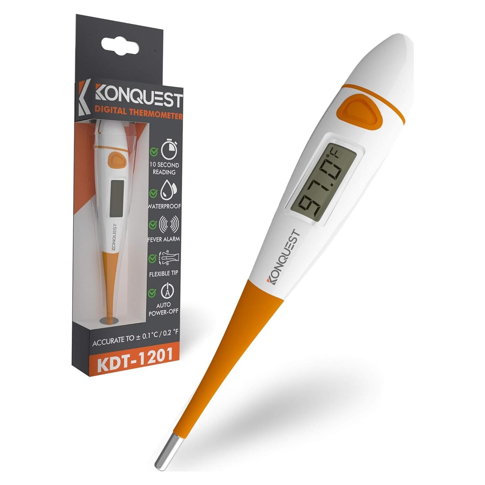 Termómetro Digital Konquest KDT-1201 Rápido y Preciso 10s