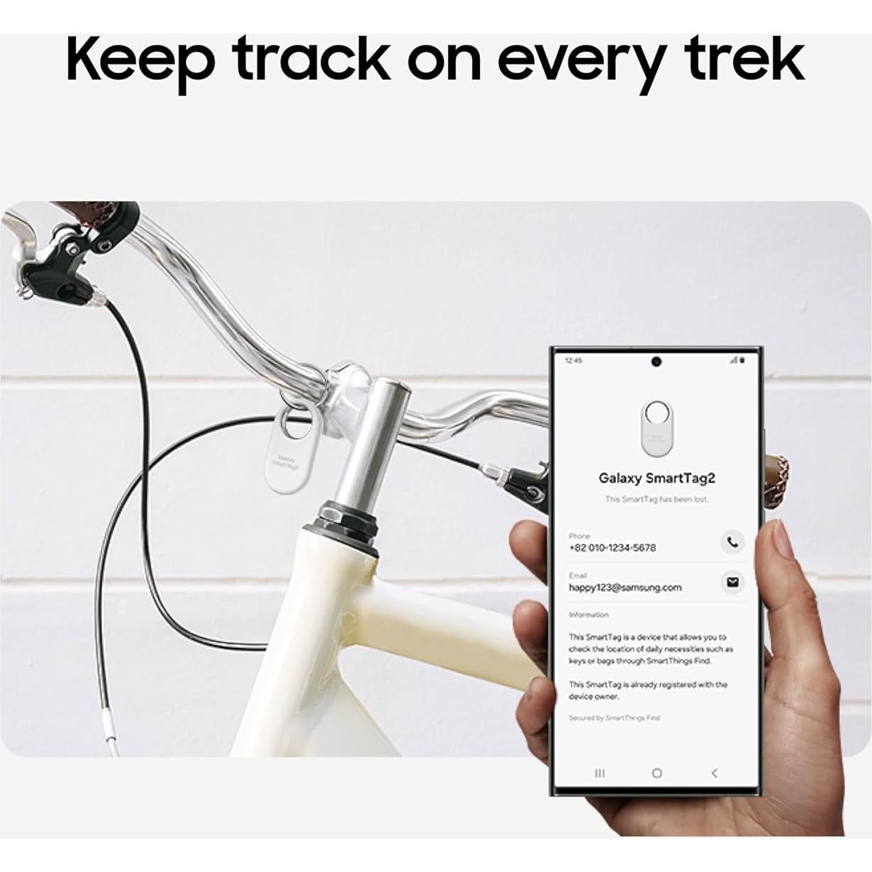 Samsung Galaxy SmartTag2, Rastreador Bluetooth, Blanco