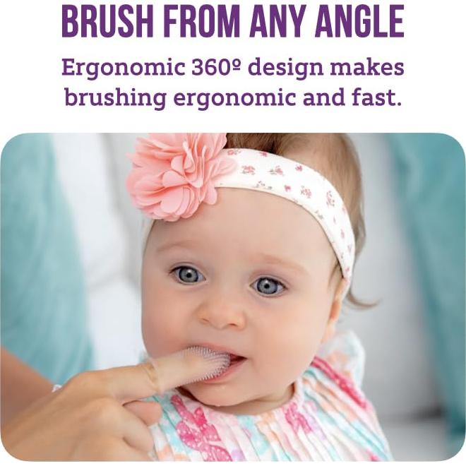 Cepillo de Dientes de Silicona Itsy Bitsy para Bebés 0-1 Años