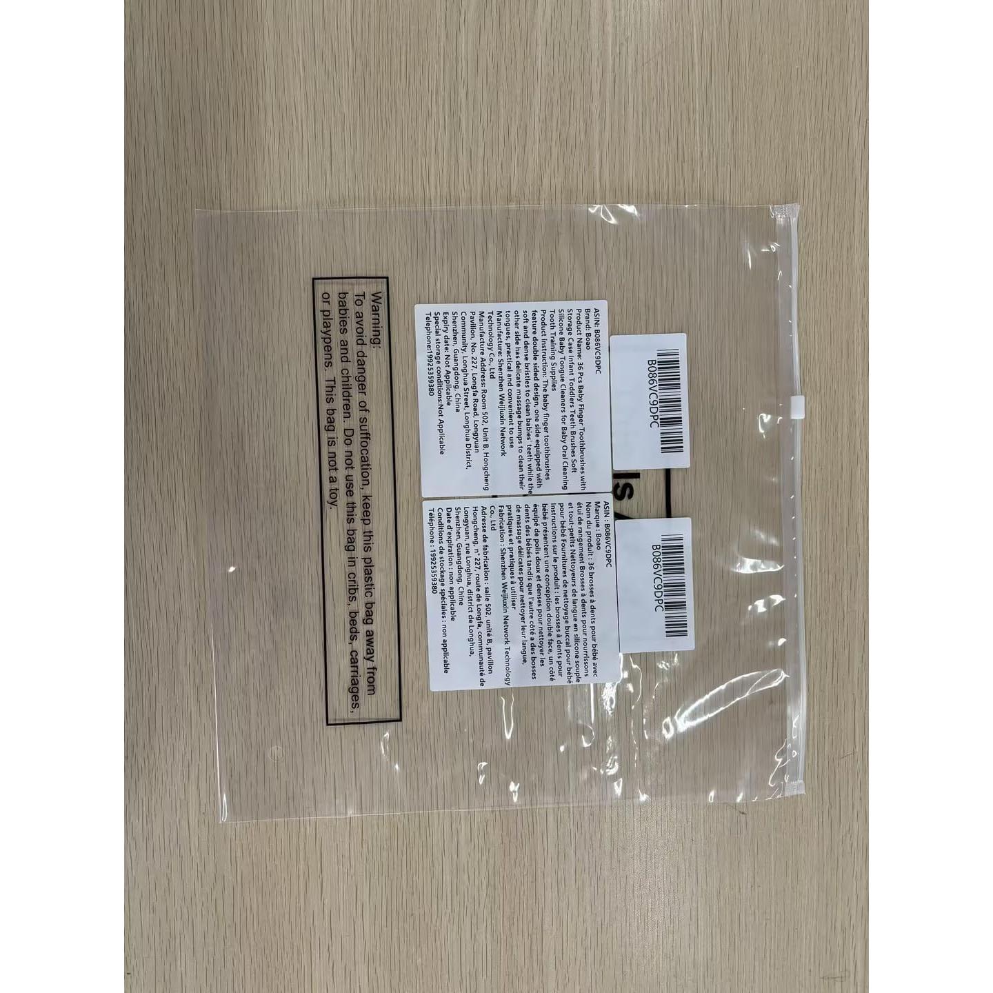 Boao 18 Cepillos de Dedo para Bebés con Estuche - Silicona