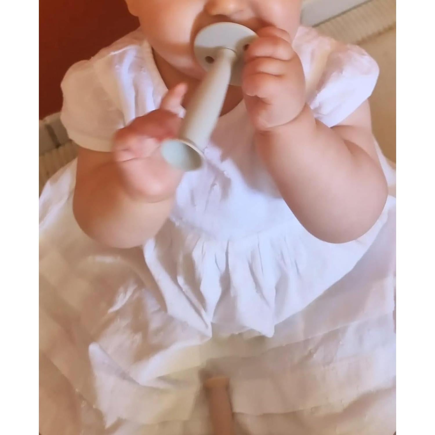 Cepillo de Dientes de Silicona PandaEar para Bebés - Juego de 3