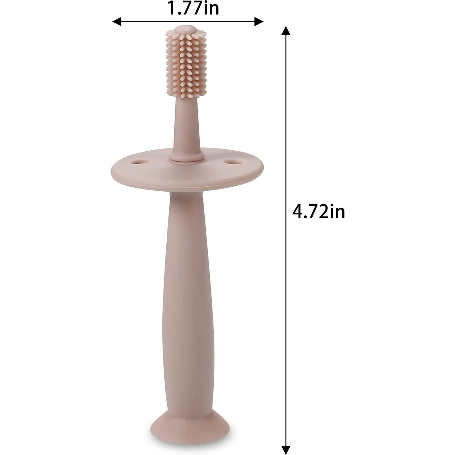 Cepillo de Dientes de Silicona PandaEar para Bebés - Juego de 3