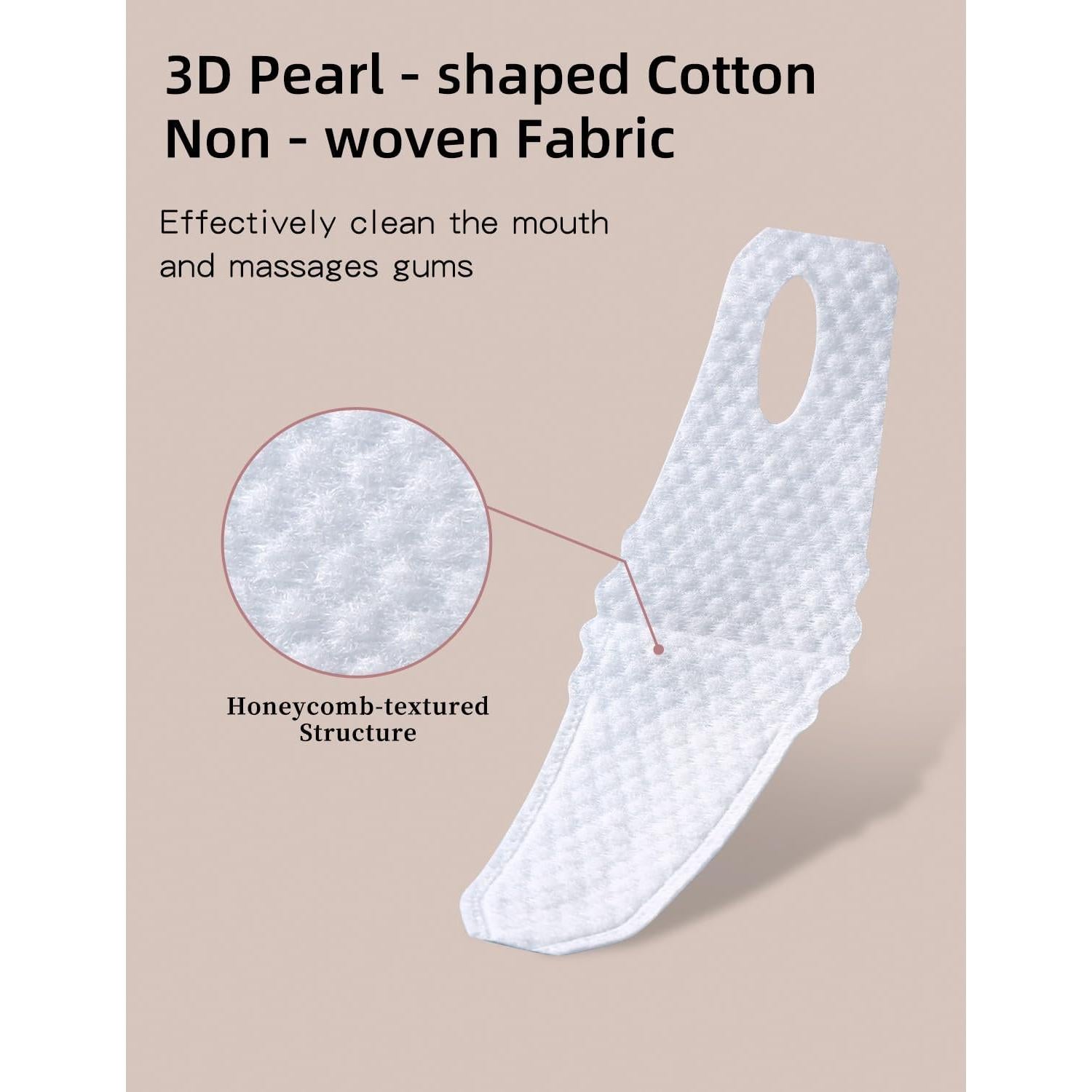 Cepillo de Dedo para Bebé Mokoala - 59 Toallitas Desechables