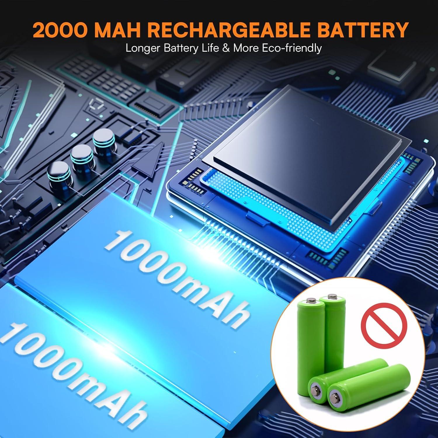 Espejo para Coche Semxnly con Luz Nocturna y Control Remoto