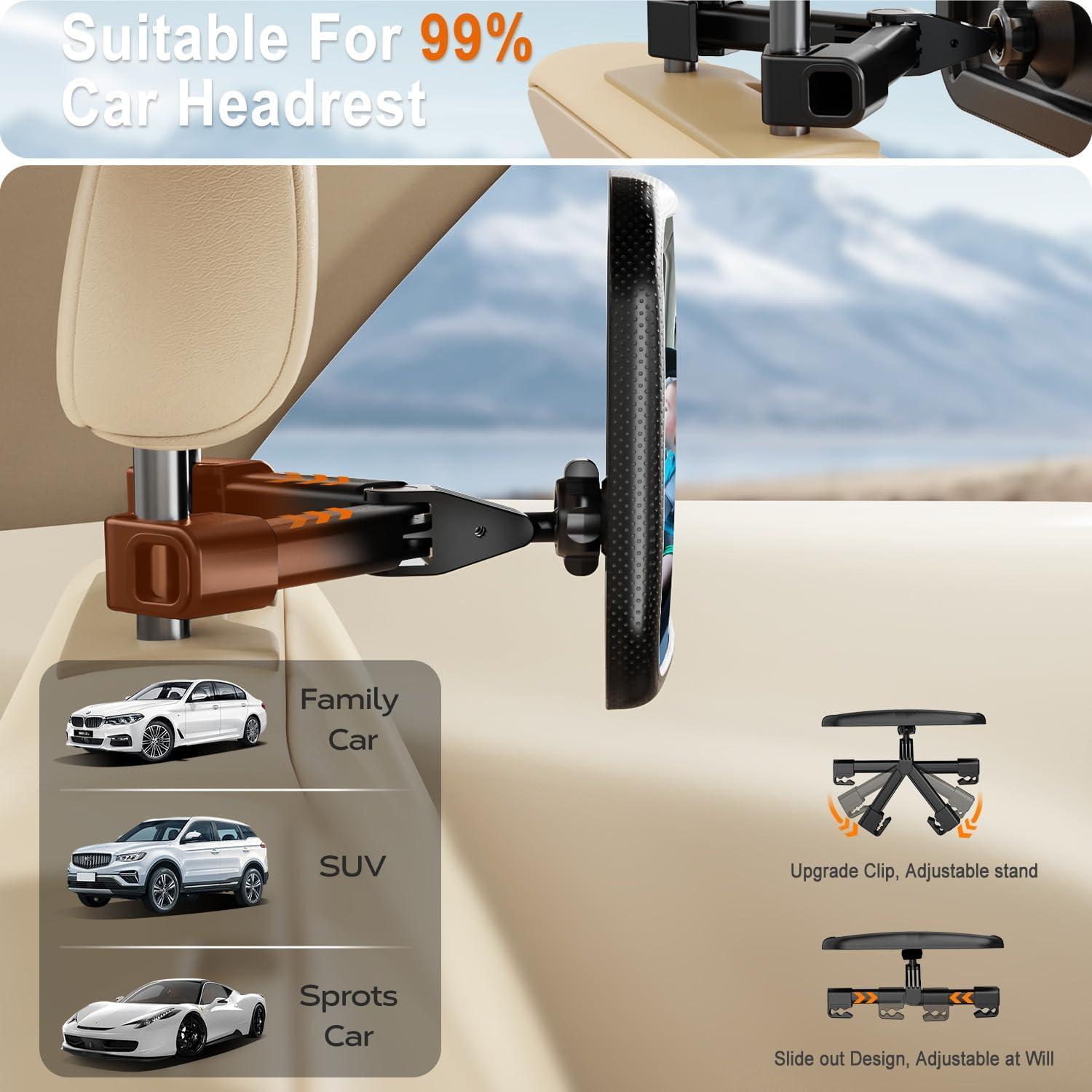 Espejo de Coche para Bebé Anatec HSJ02 Ajustable 360°