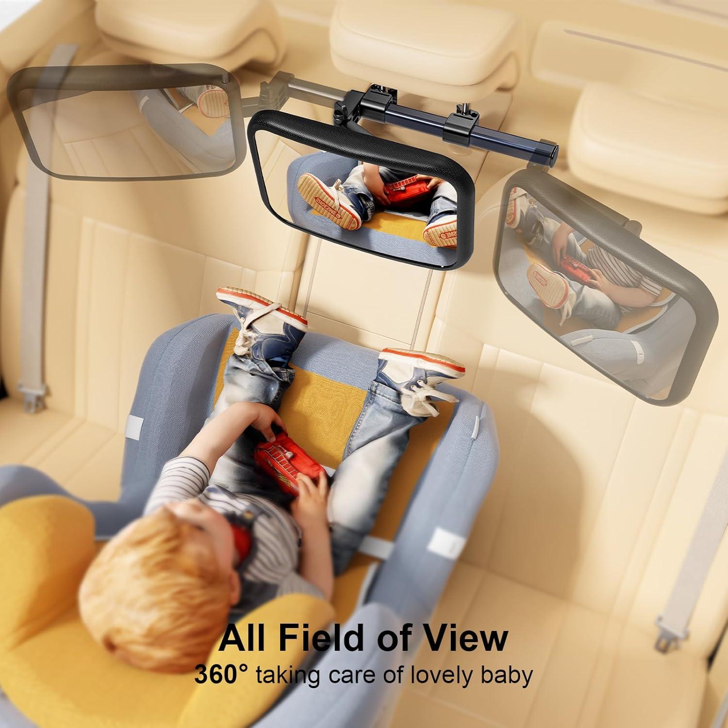 Espejo para Bebé TAZENI Ajustable 360° a Prueba de Roturas