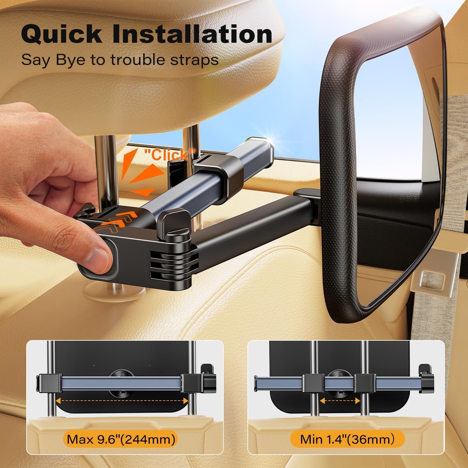 Espejo para Bebé TAZENI Ajustable 360° a Prueba de Roturas