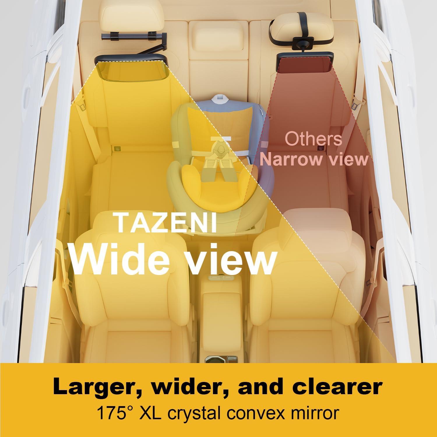 Espejo para Bebé TAZENI Ajustable 360° a Prueba de Roturas