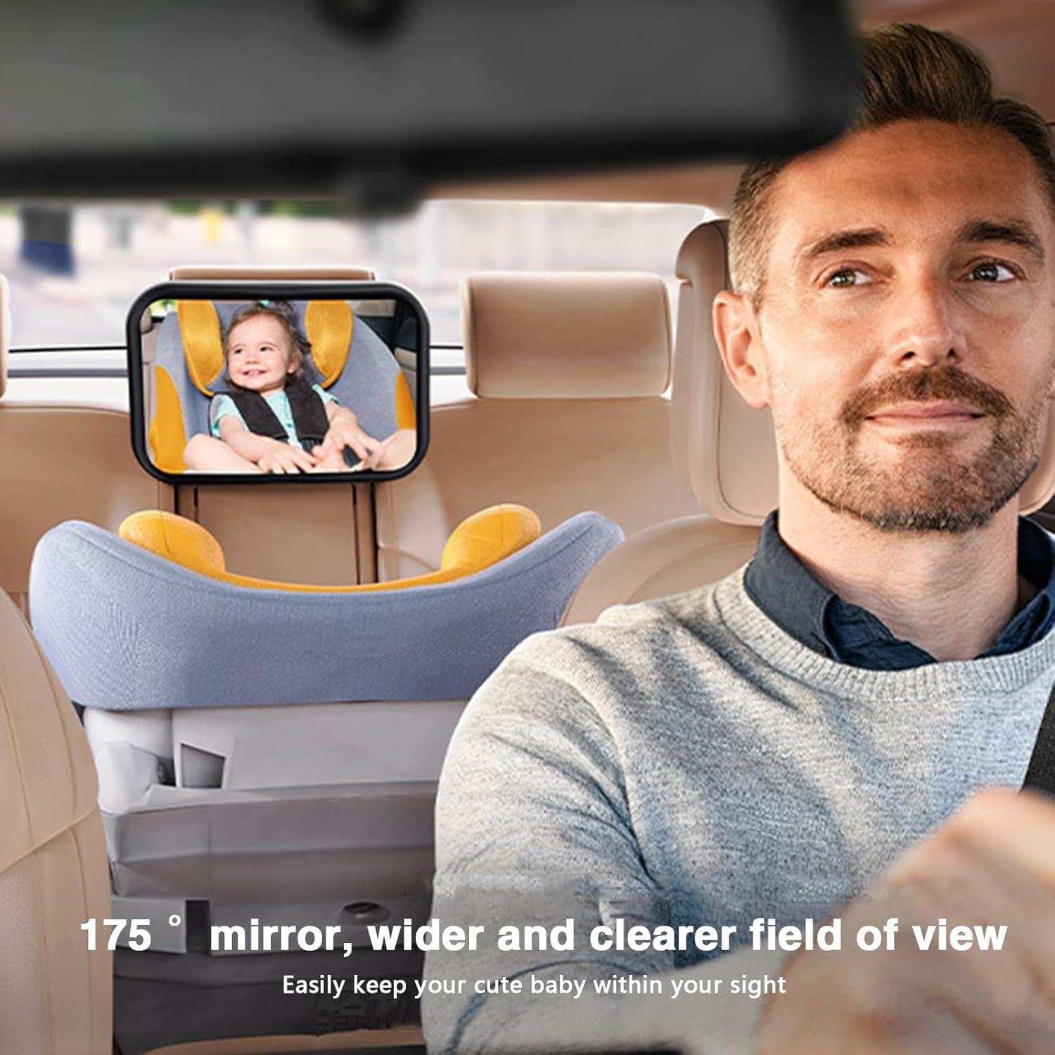 Espejo para Auto Rukie Bebés - Irrompible, Ajuste Universal