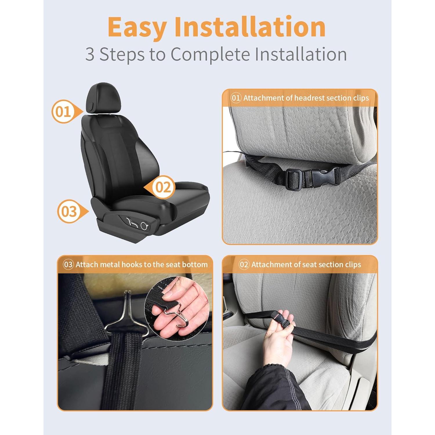 Protector de Respaldo de Asiento de Coche EVMODS 76x51cm