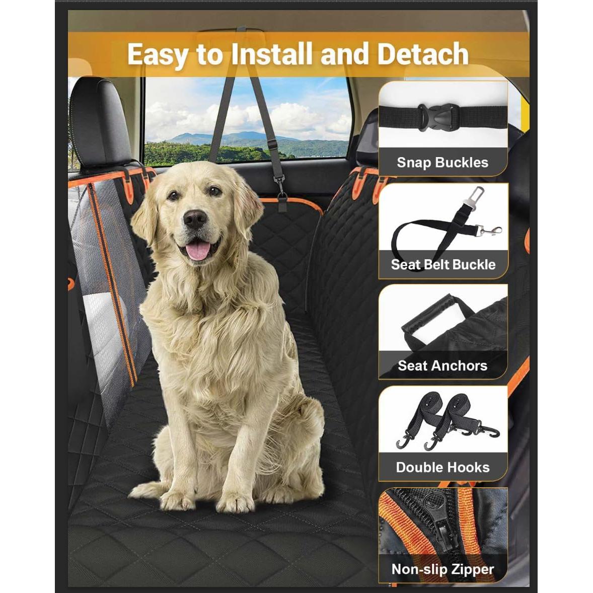 Funda de Asiento para Perros Victoper 600D Impermeable 136.6x146.8cm