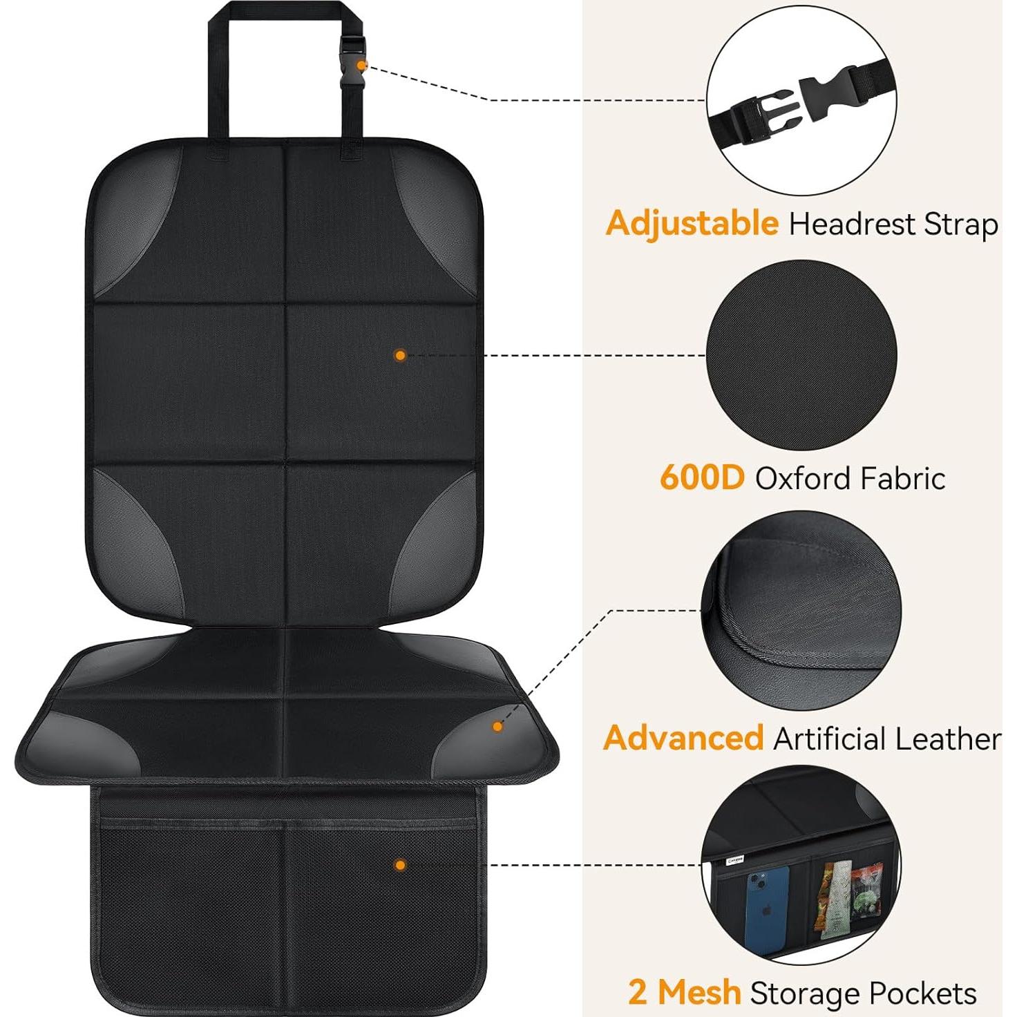 Protector de Asiento de Coche Musclez Cover2024 Impermeable 2pcs