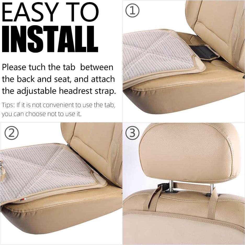 Protector de Asiento de Coche Viaviat FM028 Beige Impermeable