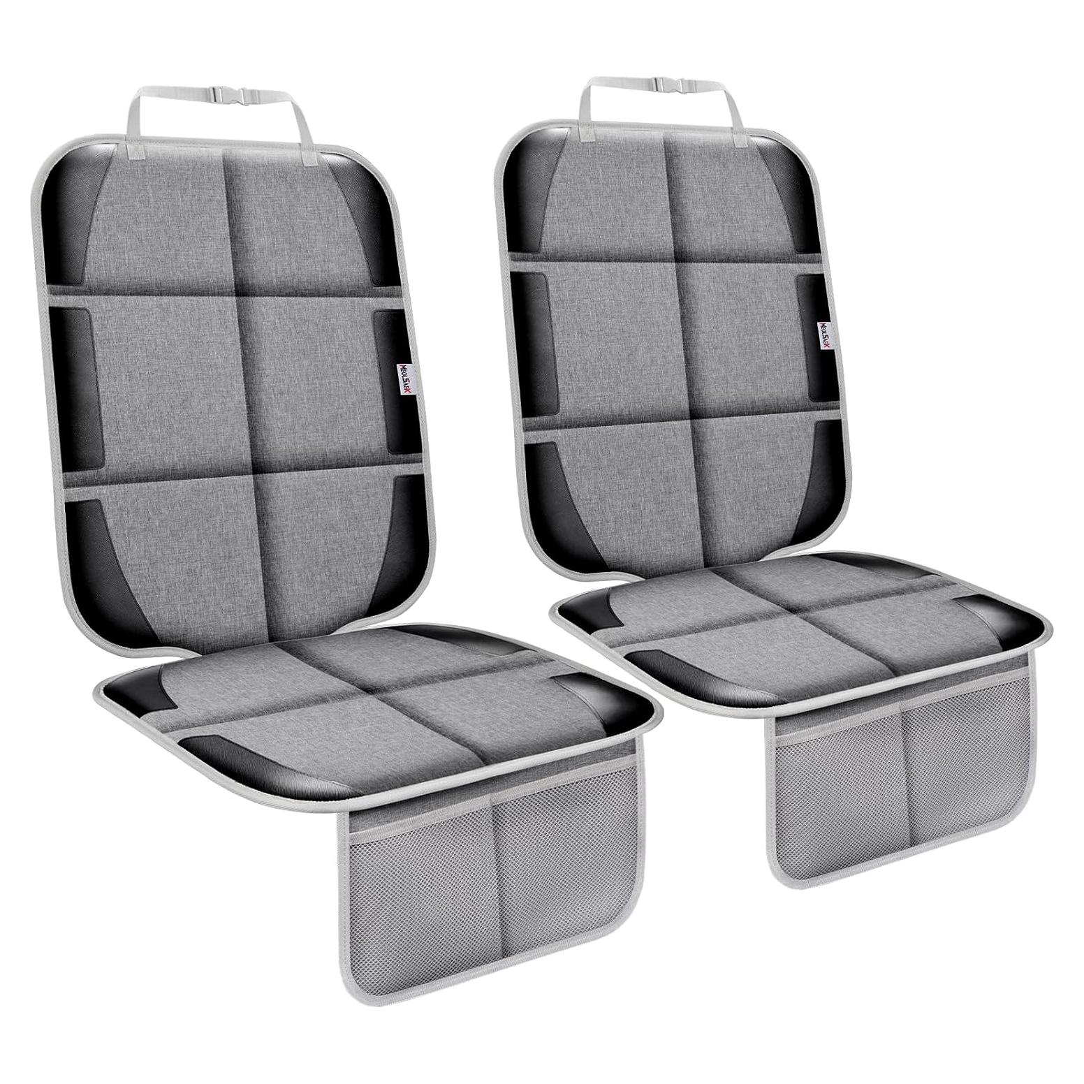 Protector de Asiento de Coche Meolsaek Impermeable Gris Negro
