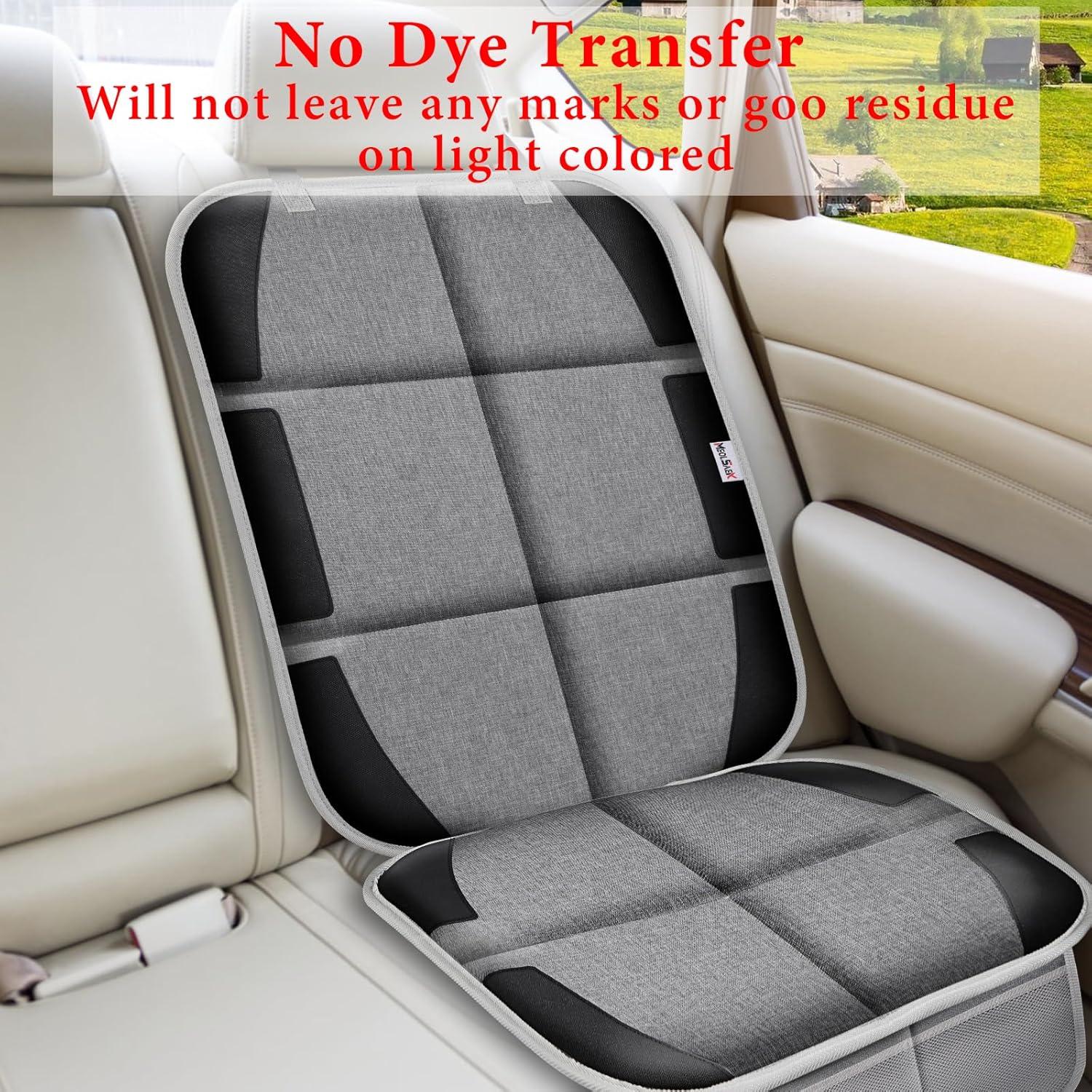 Protector de Asiento de Coche Meolsaek Impermeable Gris Negro