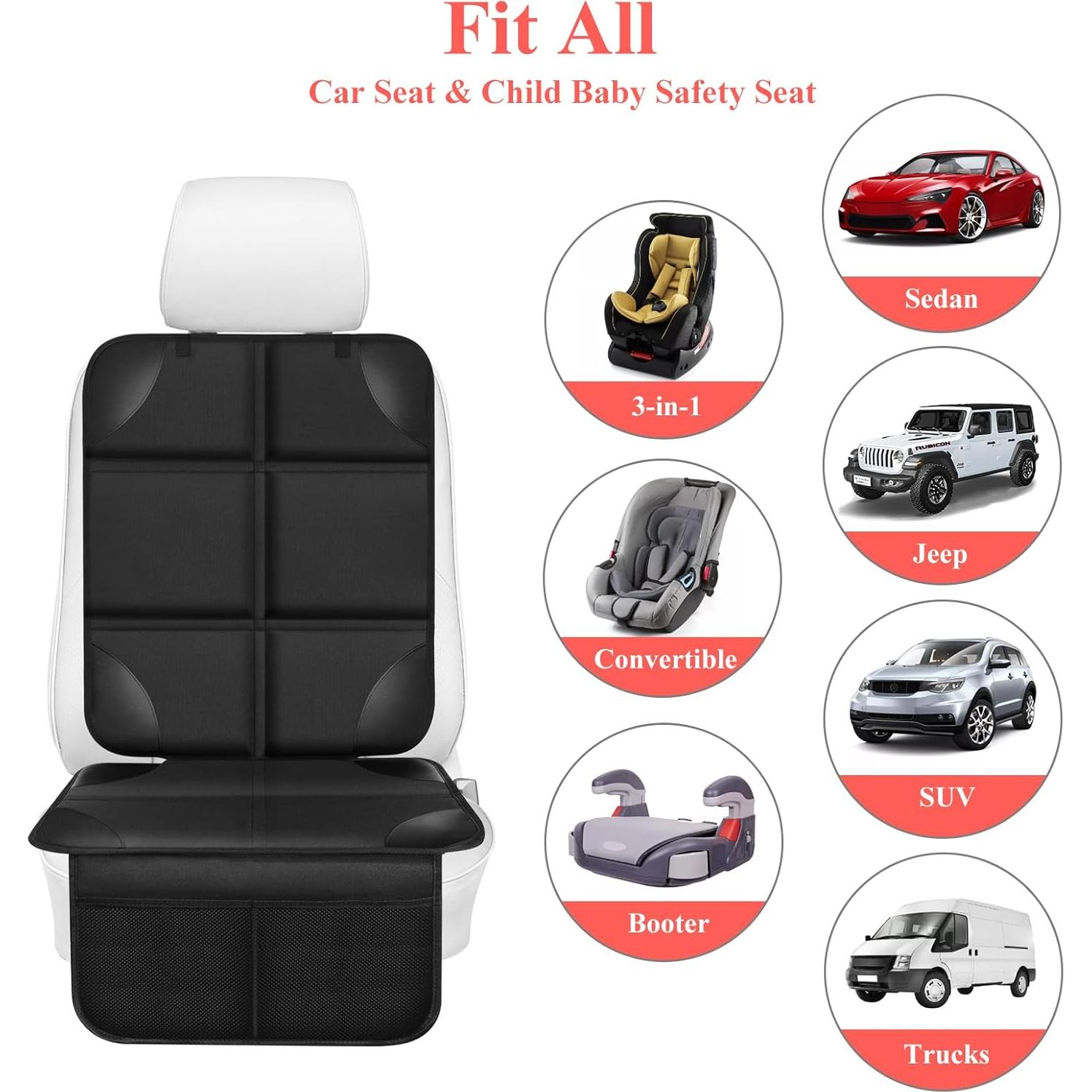 Protector de Asiento de Coche OpNelDum Vellichor-s Negro