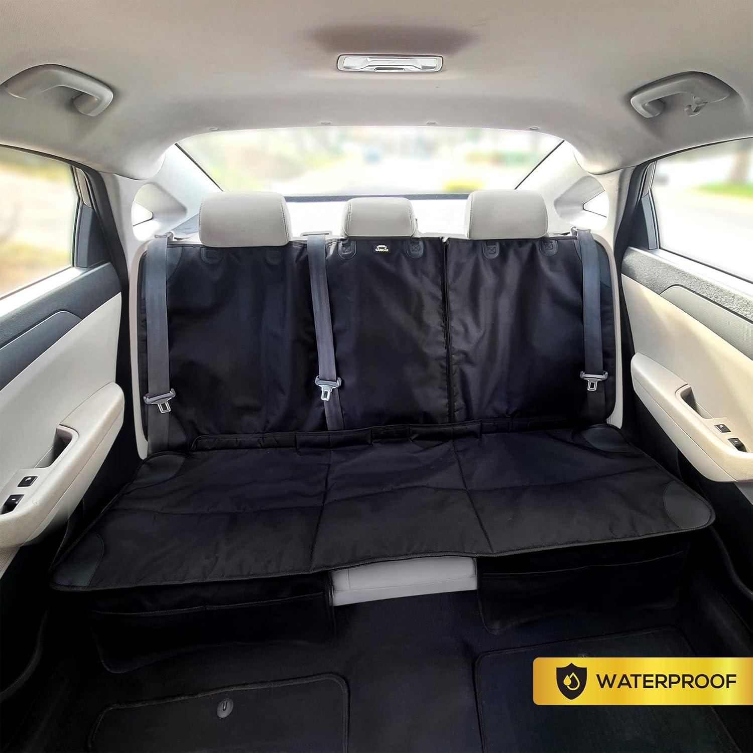 Protector de Asiento de Coche Caricar Universal Negro Impermeable