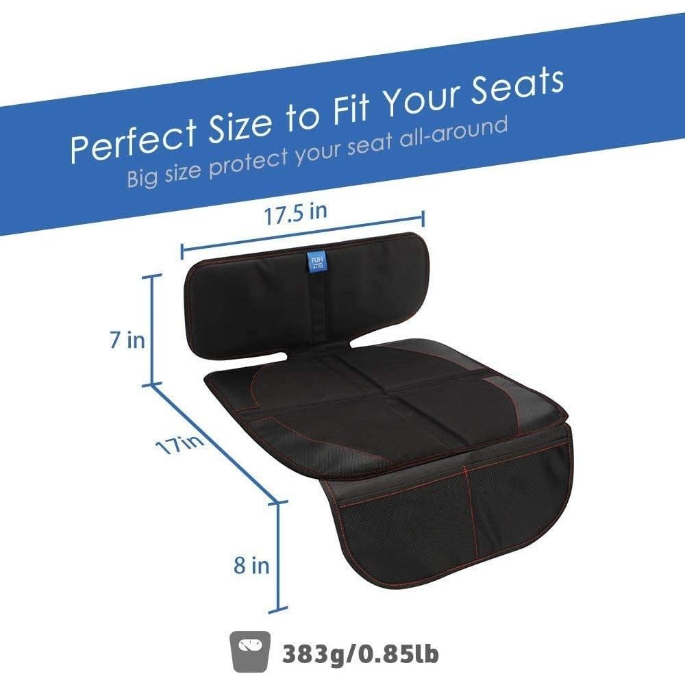 Protector de Asiento de Coche Funbliss FB2003 Negro Acolchado