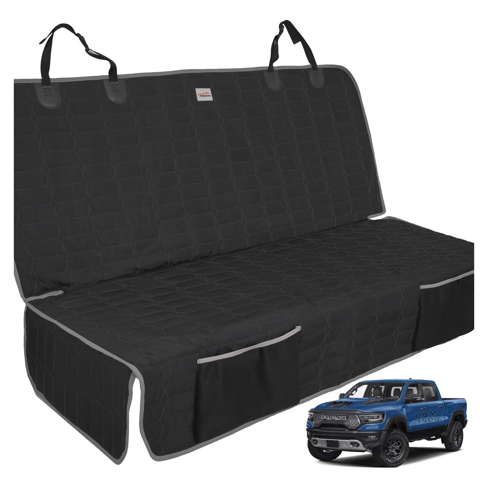 Funda de Asiento para Perros Reliadura Banco Camioneta 155cm Gris