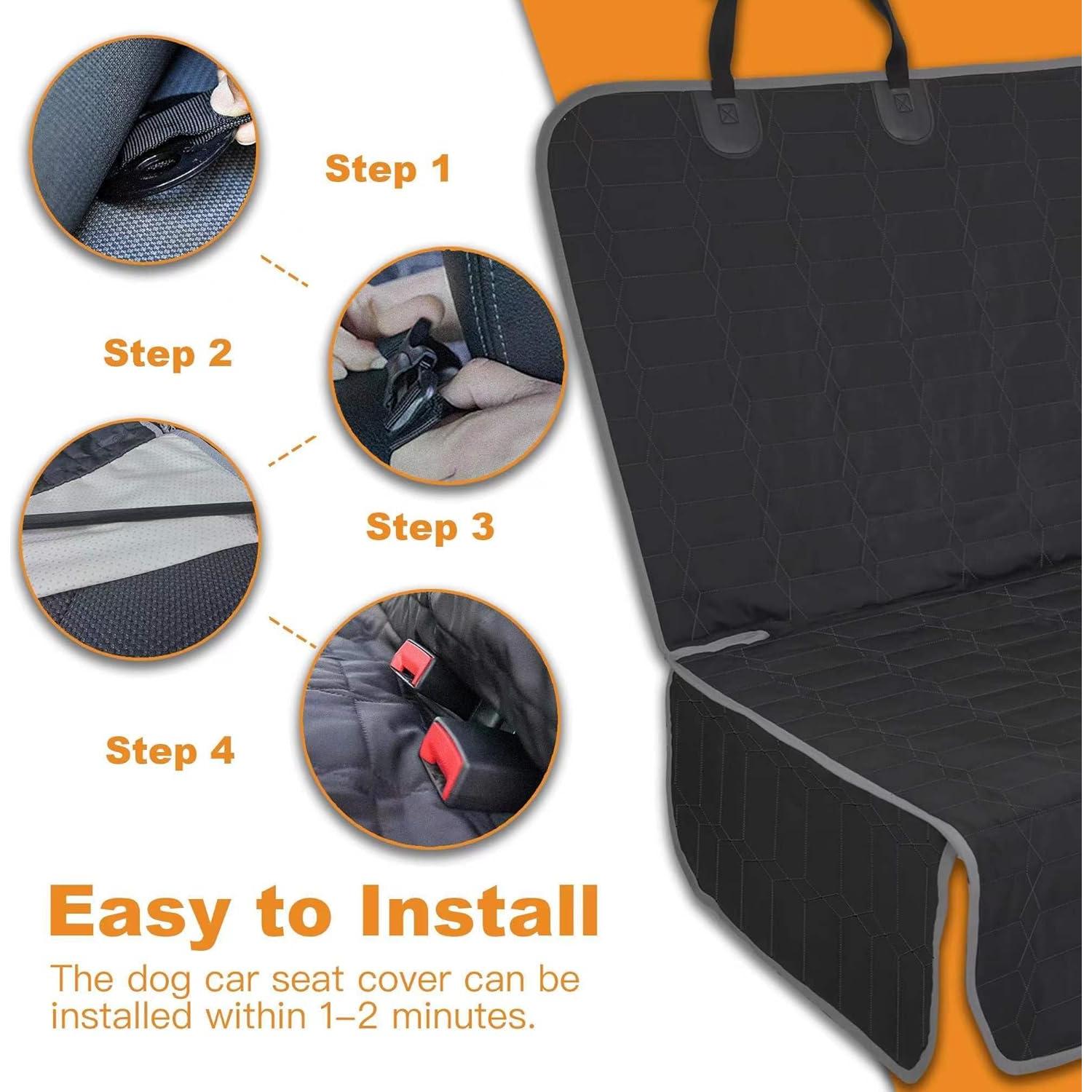 Funda de Asiento para Perros Reliadura Banco Camioneta 155cm Gris