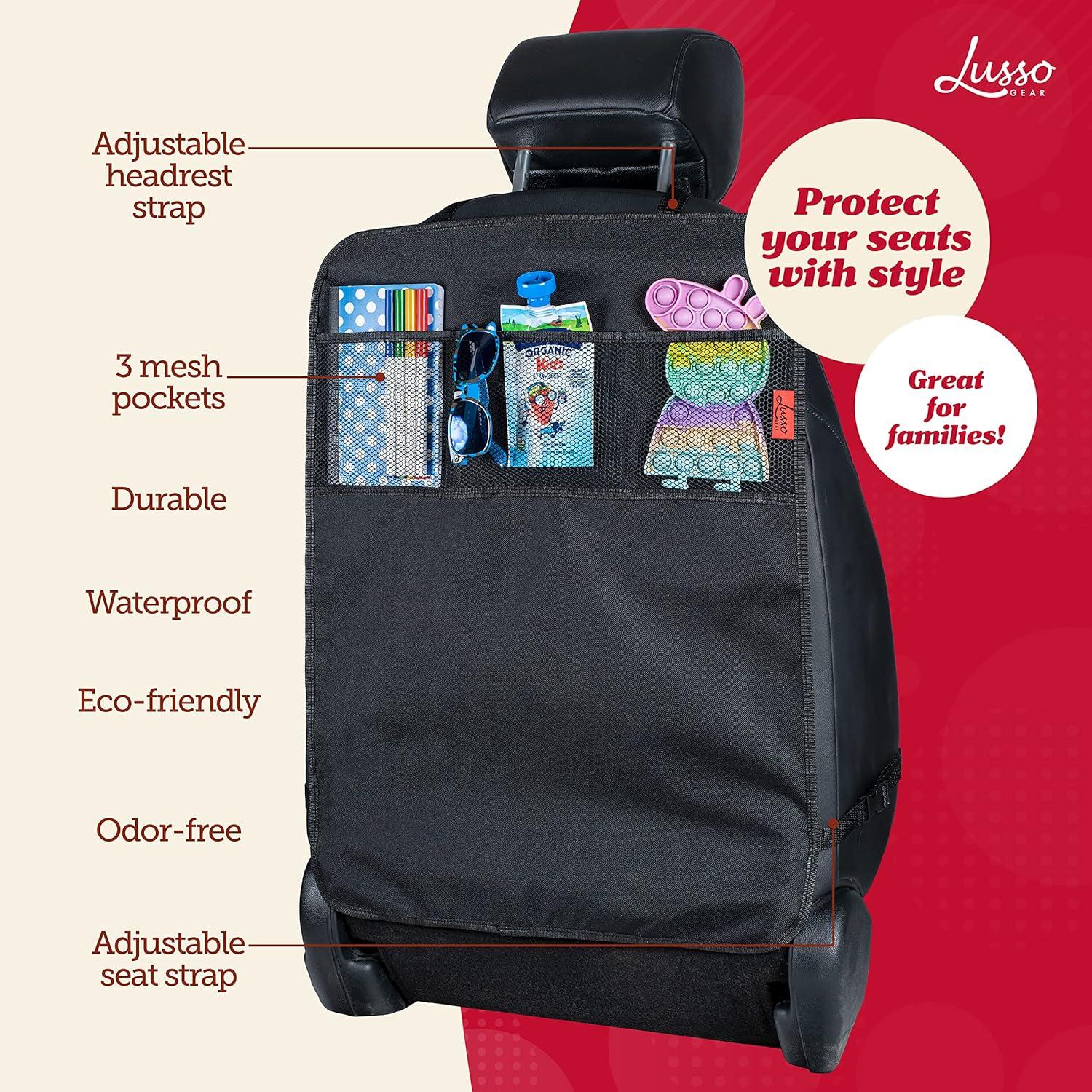 Protector de Asiento Trasero Lusso Gear para Niños - 2 Pzas