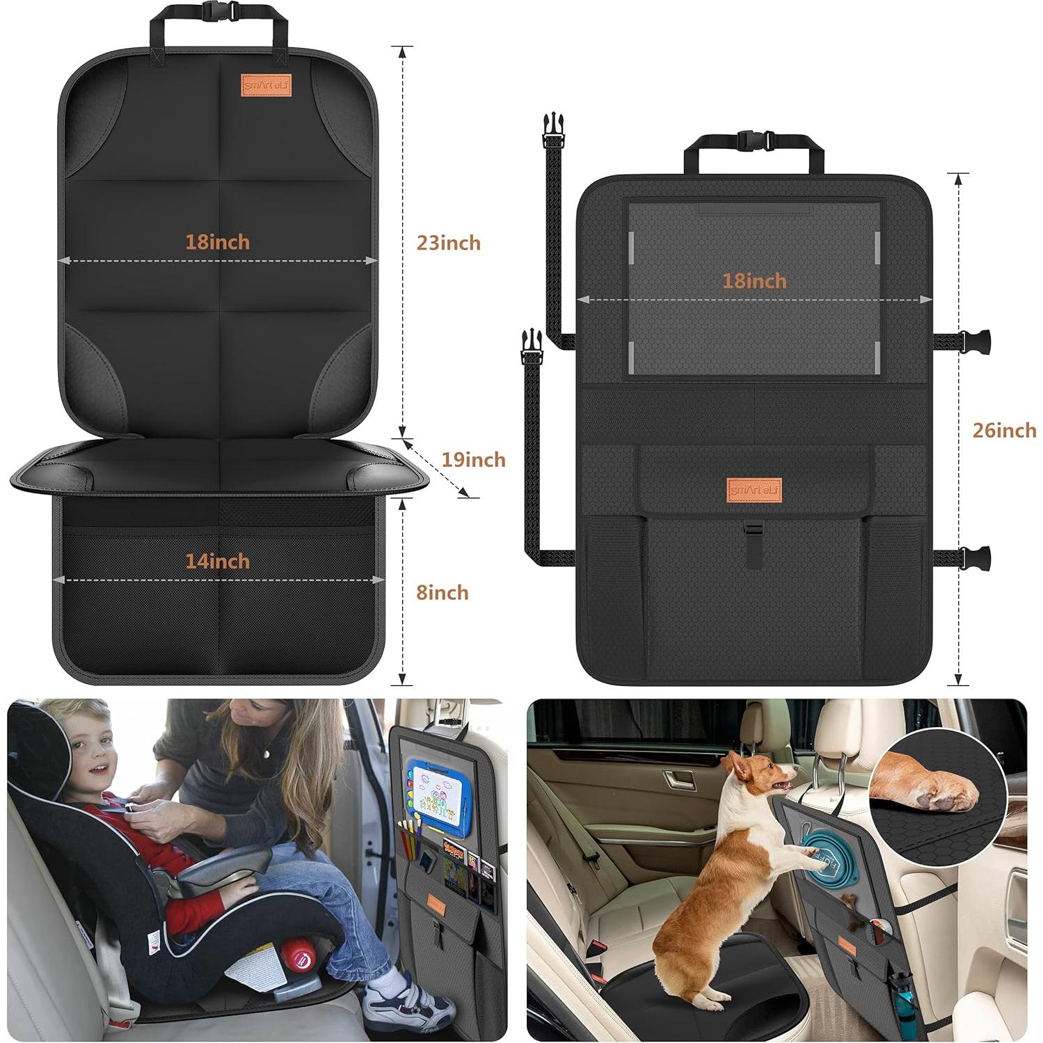 Protector de Asiento de Coche SMART ELF XL Impermeable Negro