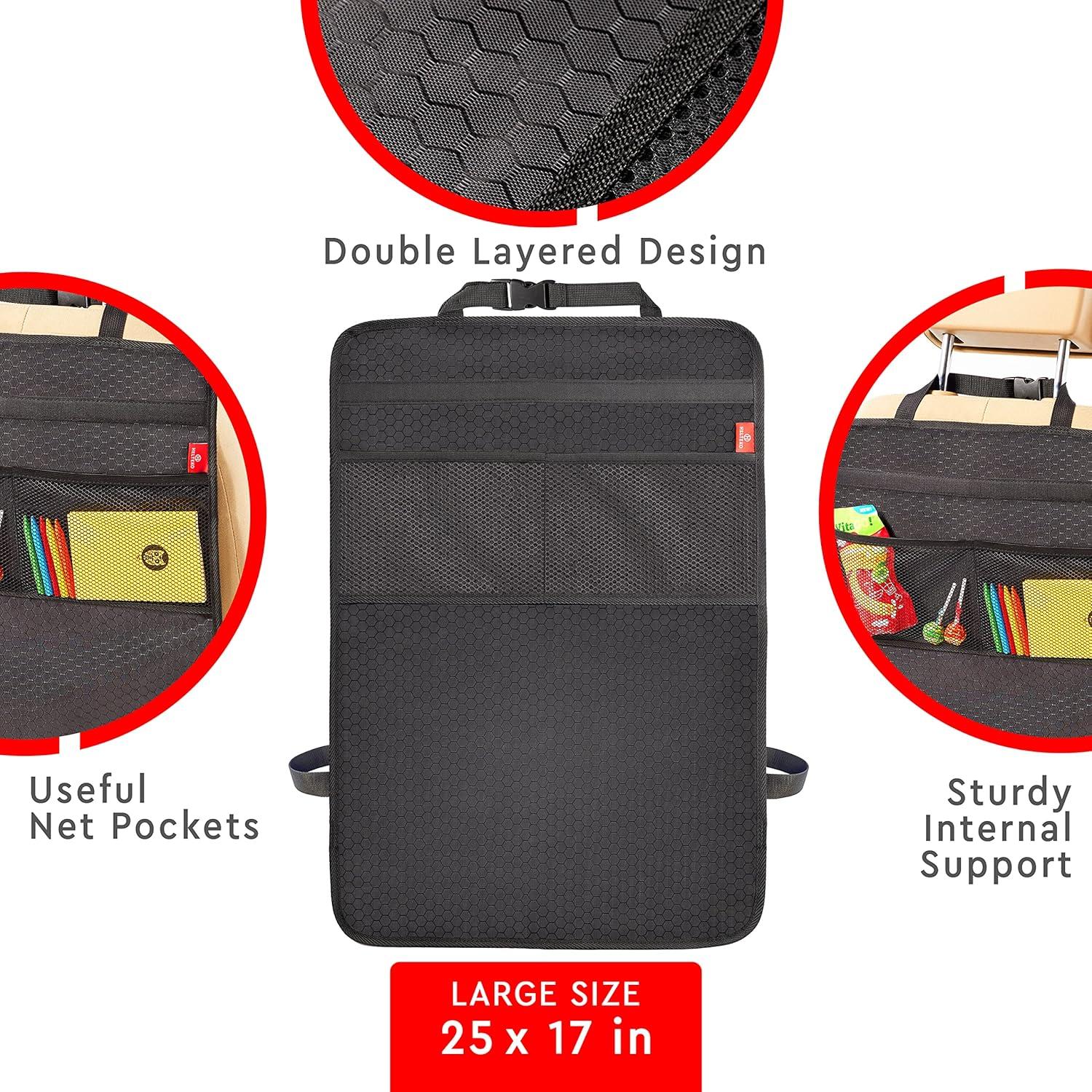 Protector de Asiento Trasero Helteko Mat de Patadas XL 2 Pzas