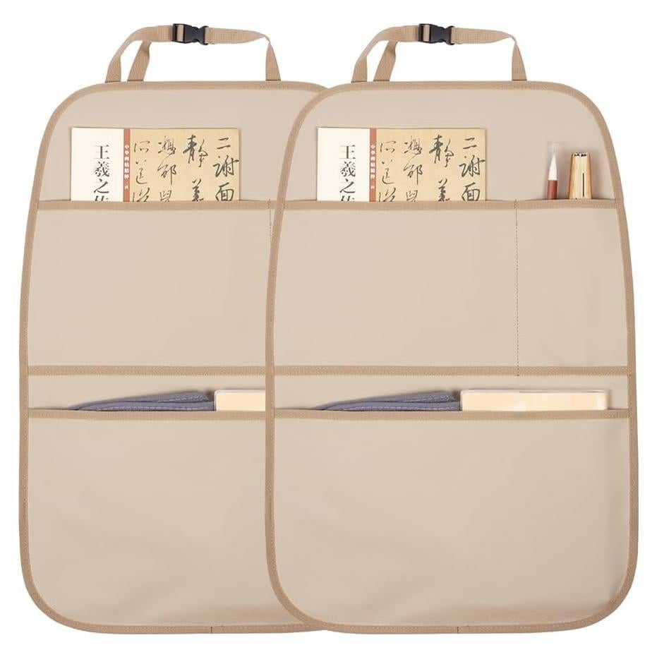 Protector de Asiento Trasero Pefirst Beige 2-Pack Impermeable