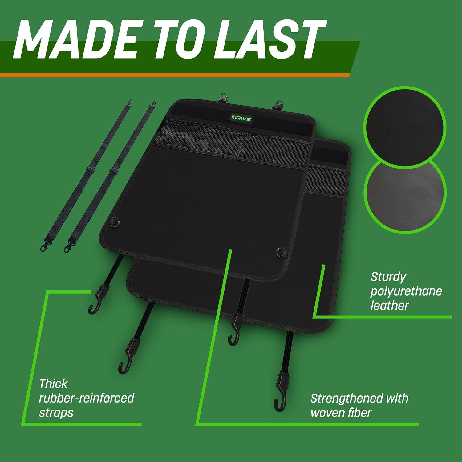 Protectores de Respaldo de Asiento de Coche Auto Drive - 2 Pzs