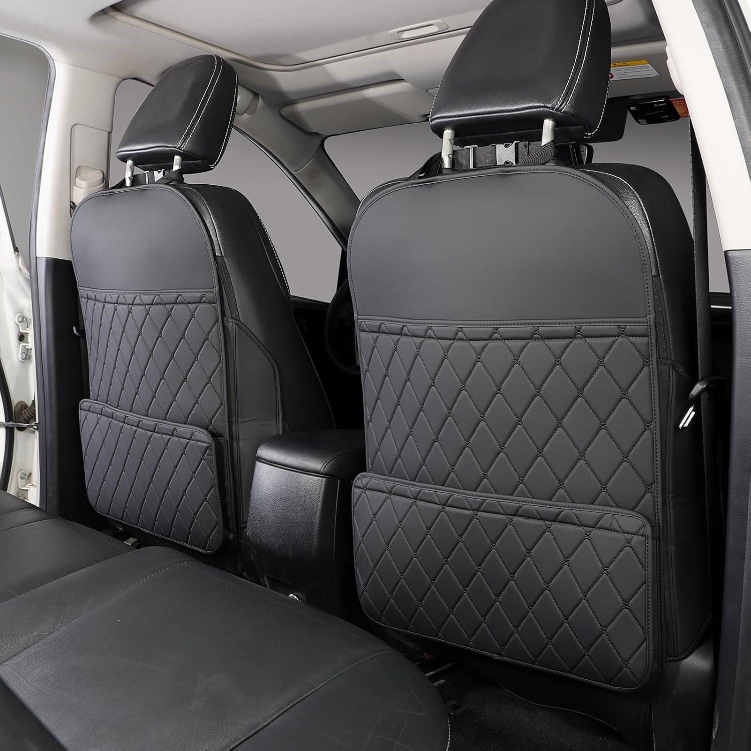 Protector de Respaldo de Asiento TAIKOO con Organizador Negro