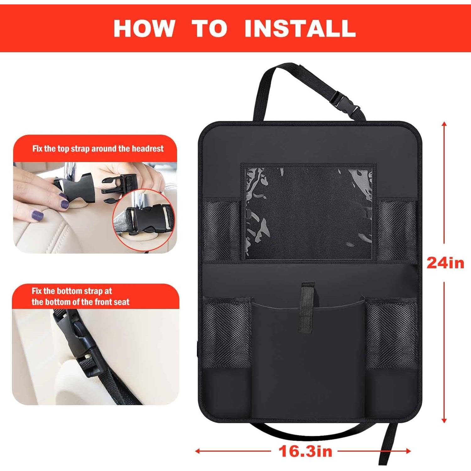 Organizador de Asiento Trasero AXELECT con Soporte para Tableta