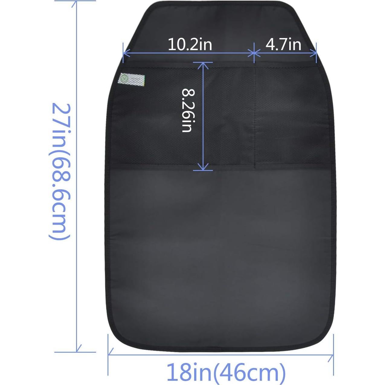 Protector de Asiento de Coche Viaviat FT016 Negro 2-Pack