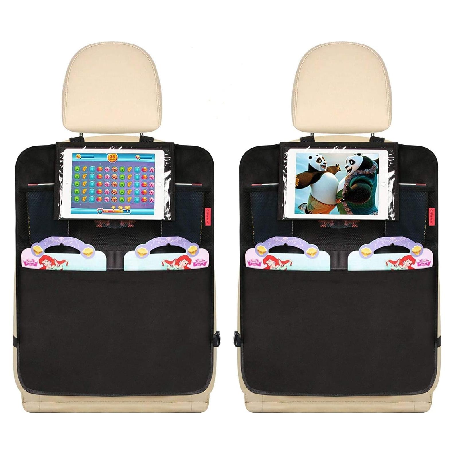 Organizador de Asiento Trasero Kaiphy - 2 Piezas, Impermeable, Soporte para Tableta 25.4cm