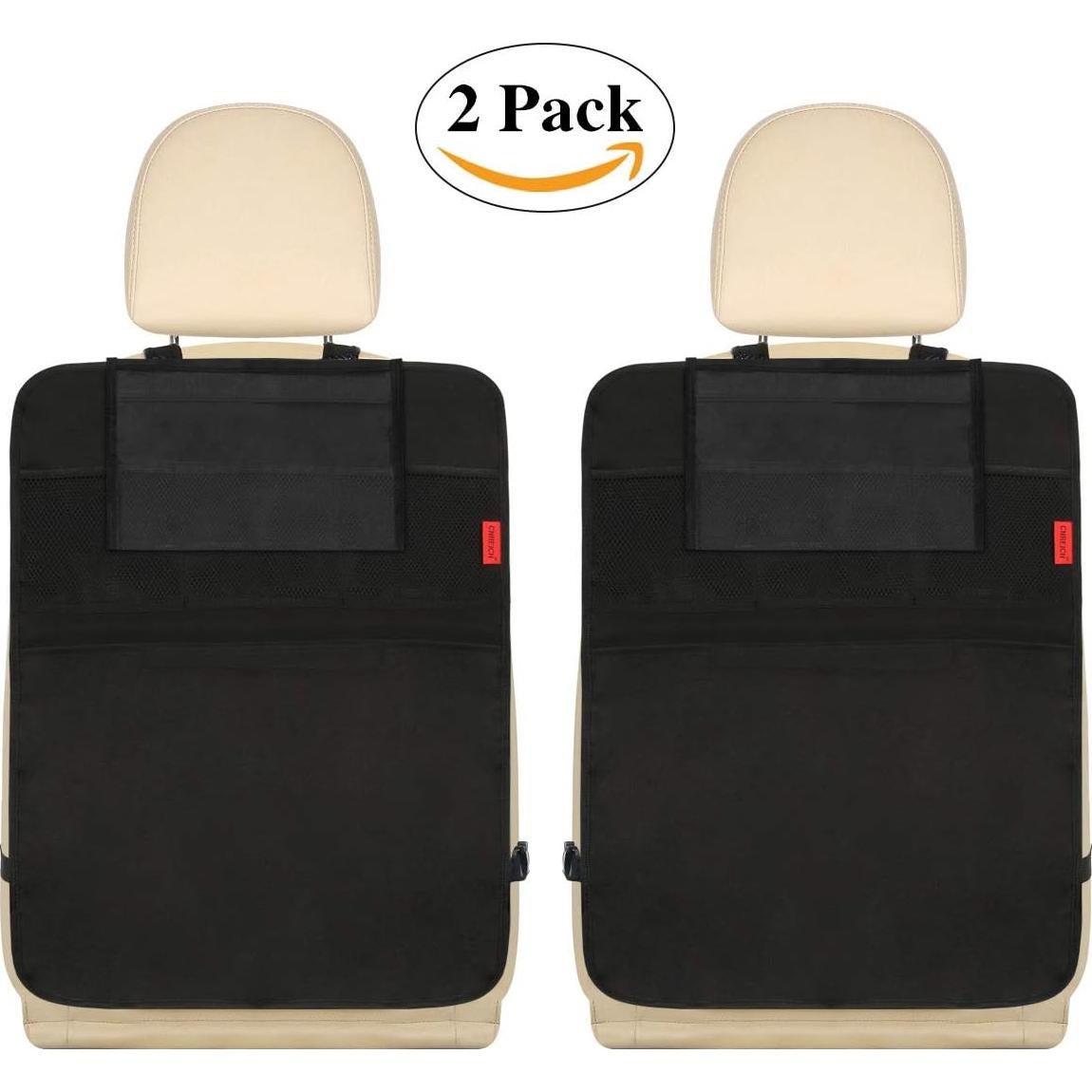 Organizador de Asiento Trasero Kaiphy - 2 Piezas, Impermeable, Soporte para Tableta 25.4cm